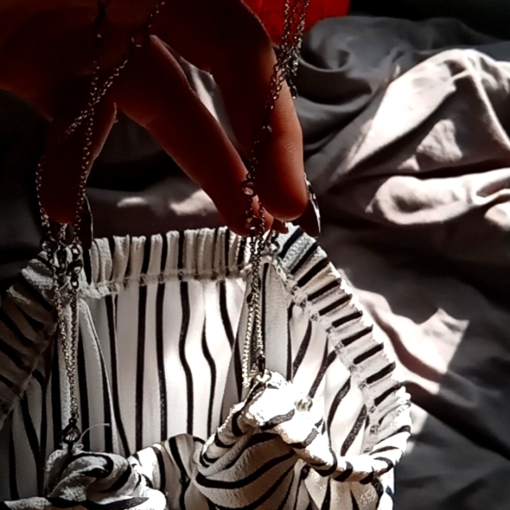Black and white jumper